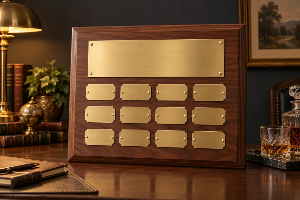 Illustration of a perpetual retirement recognition board